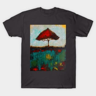 Abstract Red tree T-Shirt